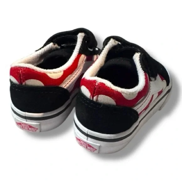 Toddler Minnie Mouse Polkadot Old Skool Vans - Picture 2 of 8